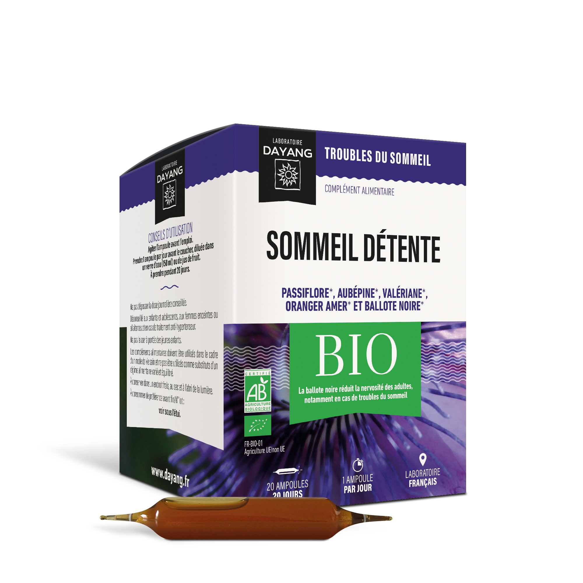 Sommeil détente BIO